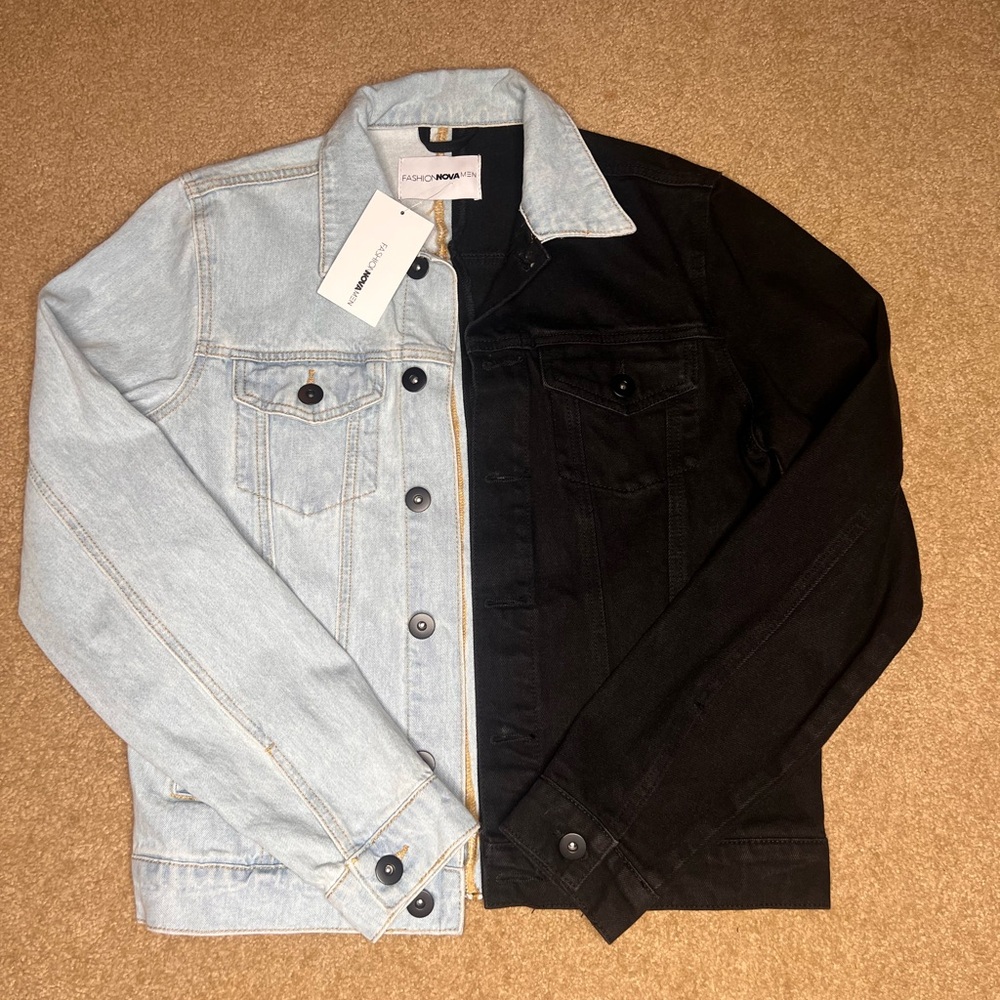 Fashion nova men jean jacket